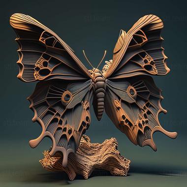 3D model Papilio macilentus (STL)